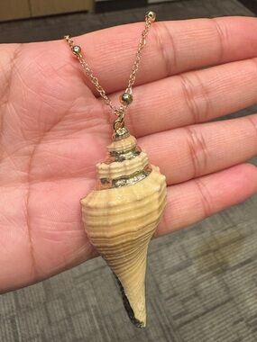 Natural Shell Pendant Necklace - Beach-Inspired Jewelry